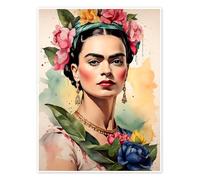 Posterlounge Frida Kahlo in the Sunlight Póster de nobelart 13 x 18 cm Colorido Cuadros Decoración para la pared