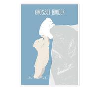 Posterlounge Gran hermano, oso polar Póster