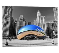 Posterlounge Haba de Chicago Cuadro de metacrilato de HADYPHOTO 30 x 20 cm Cuadros Decoración para la pared