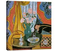 Posterlounge Harmony in Yellow, 1928 Lienzo de Henri Matisse 40 x 40 cm Naranja Cuadros Decoración para la pared