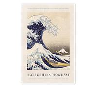 Posterlounge I could have become a real Painter Póster de Katsushika Hokusai 14 x 21 cm Beige Cuadros Decoración para la pared