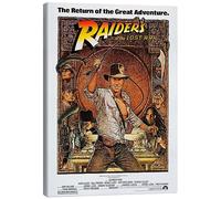 Posterlounge Indiana Jones - Raiders of the Lost Ark Lienzo 30 x 40 cm Marrón Cuadros Decoración para la pared