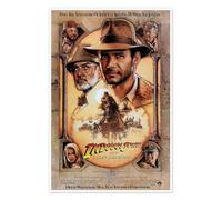 Posterlounge Indiana Jones y la última cruzada Póster de Vintage Entertainment Collection 40 x 60 cm Marrón Cuadros Decoración para la pared