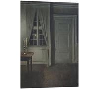 Posterlounge Interior With Two Candles Cuadro de metacrilato