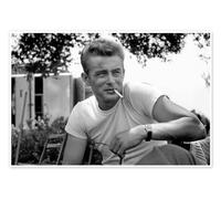 Posterlounge James Dean, Rebelde sin causa, 1955 Póster 21 x 14 cm Blanco y negro Cuadros Decoración para la pared