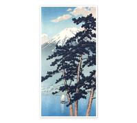 Posterlounge Kawaguchiko Póster de Kawase Hasui 40 x 80 cm Azul Cuadros Decoración para la pared