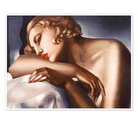 Posterlounge La chica durmiendo Póster de Tamara de Lempicka 80 x 60 cm Cuadros Decoración para la pared