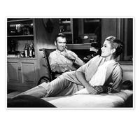 Posterlounge La ventana indiscreta Póster 70 x 50 cm Blanco y negro Cuadros Decoración para la pared