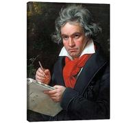 Posterlounge Ludwig van Beethoven Lienzo de Joseph Karl Stieler 30 x 40 cm Cuadros Decoración para la pared