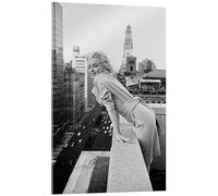 Posterlounge Marilyn Monroe en Nueva York Cuadro de metacrilato de Celebrity Collection 20 x 30 cm Blanco y negro Cuadros Decoración para la pared
