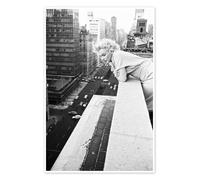 Posterlounge Marilyn Monroe en Nueva York II Póster de Celebrity Collection 14 x 21 cm Blanco y negro Cuadros Decoración para la pared