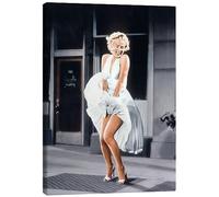 Posterlounge Marilyn Monroe, La tentación vive arriba, 1955 Lienzo