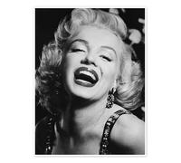 Posterlounge Marilyn Monroe Póster de Celebrity Collection 50 x 70 cm Blanco y negro Cuadros Decoración para la pared