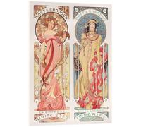 Posterlounge Moet & Chandon Cuadro de metacrilato de Alfons Mucha 50 x 70 cm Cuadros Decoración para la pared