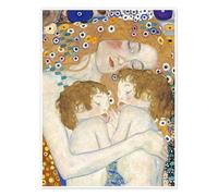 Posterlounge Mother and Twins II Póster de Gustav Klimt 13 x 18 cm Cuadros Decoración para la pared