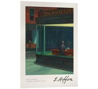 Posterlounge Nighthawks (Noctámbulos, detalle) Cuadro de metacrilato de Edward Hopper 13 x 18 cm Cuadros Decoración para la pared