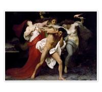 Posterlounge Orestes Pursued by the Furies Póster de William Adolphe Bouguereau 130 x 100 cm Cuadros Decoración para la pared