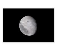 Posterlounge Overexposed Moon by Artemis II Póster de NASA 60 x 40 cm Negro Cuadros Decoración para la pared