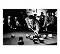 Posterlounge Paul Newman - El buscavidas Póster 150 x 100 cm Blanco y negro Cuadros Decoración para la pared