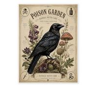 Posterlounge Poison Garden Raven Póster
