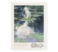Posterlounge Pond with Water Lilies, 1906 Póster de Claude Monet 30 x 40 cm Cuadros Decoración para la pared