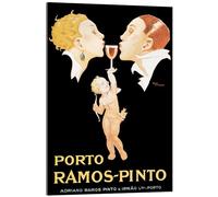 Posterlounge Porto Ramos-Pinto Cuadro de metacrilato de René Vincent 30 x 40 cm Negro Cuadros Decoración para la pared