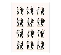 Posterlounge Pulp Fiction Twist Póster de Nour Tohme 30 x 40 cm Cuadros Decoración para la pared