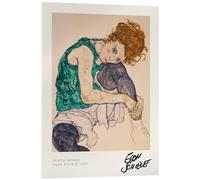 Posterlounge Seated Woman with Bent Knee, 1917 Cuadro de metacrilato