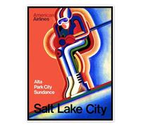 Posterlounge Ski in Salt Lake City Póster