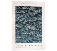 Posterlounge Taken by the Waves I Cuadro de metacrilato de Mori Yūzan 13 x 18 cm Beige Cuadros Decoración para la pared