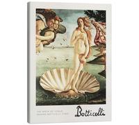 Posterlounge The Birth of Venus Lienzo de Sandro Botticelli 30 x 40 cm Cuadros Decoración para la pared