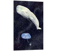 Posterlounge The Hitchhiker's Guide to the Galaxy Cuadro de metacrilato de Paola Morpheus 14 x 21 cm Azul Cuadros Decoración para la pared