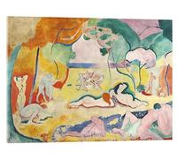 Posterlounge The Joy of Life, 1906 Cuadro de metacrilato de Henri Matisse 80 x 60 cm Colorido Cuadros Decoración para la pared