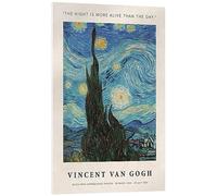 Posterlounge The Night is more Alive than the Day Cuadro de metacrilato de Vincent van Gogh 14 x 21 cm Azul Cuadros Decoración para la pared