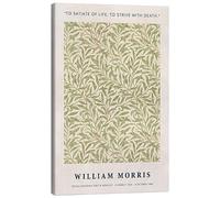Posterlounge To Satiate with Life, To Strive with Death Lienzo de William Morris 60 x 90 cm Beige Cuadros Decoración para la pared