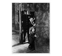 Posterlounge Tom Wilson, Charles Chaplin y Jackie Coogan en El chico Póster