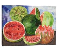 Posterlounge Viva la vida, 1954 Lienzo de Frida Kahlo 40 x 30 cm Cuadros Decoración para la pared