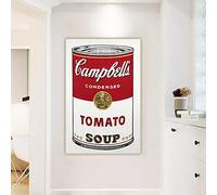 Posters E Impresiones, 《Latas De Sopa Campbell's》 Lienzo De Arte Pop, Pintura Al Óleo, Ilustraciones, Póster, Cuadro Decorativo, Decoración De Pared, para Paredes De Dormitorio para Adultos_40X60Cm