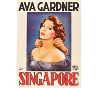 POSTERS Singapur película Póster de tamaño 28 cm x43cm 11inx17in Ava Gardner