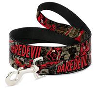 Postes de acción de Daredevil/Comic Panels Grays/Red para Mascota, 15,24 x 3,81 cm