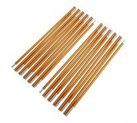 Postes de aleación de aluminio para tienda de campaña de 3,6 m, 8,5 mm de grosor, juego de doble poste para camping, ligero, portátil, repuesto con cordón elástico, paquete de 2