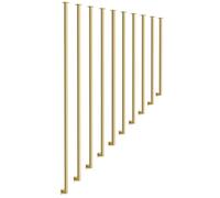 Postes de balaustre de escalera de tubo cuadrado, barandilla de escalera metálica en forma de L Pasamanos de escalera montada en el techo Barandilla de seguridad antideslizante con kit de tornillos(30