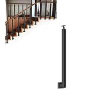 Postes de Balaustre de Escalera Montaje Lateral,Barandilla Escalera Ajustables de 270 ° Con Base de Soporte Plano,75-100cm,Pasamanos de Escalera Para Cubierta de Balcón(Size:95cm/37.4in,Color:1 Pack)