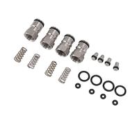 Postes de Barril Ball Lock, Rosca Hembra de 18 mm para Gas y Líquido, Resorte de Vástago de Acero Inoxidable, Juego de Vástagos para Barriles de Vino, Cola y Jarabe
