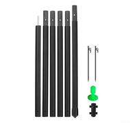 Postes de fibra de carbono para refugios de lona al aire libre, ligeros y fuertes, ajustables para diferentes alturas (2,5 metros)