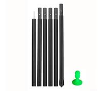 Postes de lona de fibra de carbono ajustables para toldo de camping, barras de repuesto para toldo, ligeros y fáciles de almacenar (2,5 m)