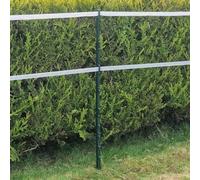 Postes de polietileno verdes de 156 cm de alto, 10 unidades, 1,2 m y 15,2 cm