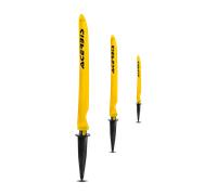 Postes de Señalización de Carreras Acerbis 56 Piezas Amarillo Amarillo