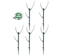 Postes de soporte apilables para plantas de vid con acabado de musgo natural que apoya un crecimiento saludable en interiores y exteriores