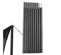 Postes de Soporte para toldo, Postes de, Barra de Tienda de campaña, Barra de Refugio de toldo, Cable de Soporte telescópico para conopy, Palos de Hierro Resistentes para Deportes al Aire Libre